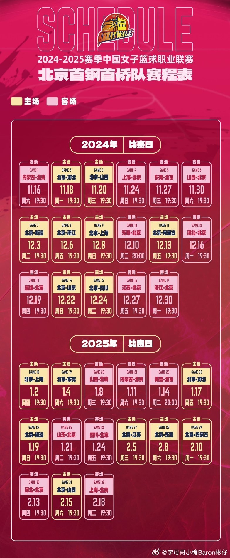 2024年女篮赛程全新篇章，热血启航