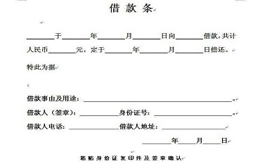 借条正规版本详解，重要性、内容撰写要点及注意事项