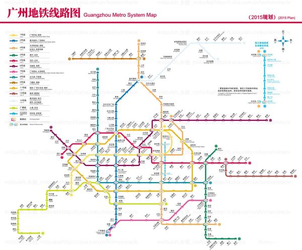 广州地铁线路图的演变及魅力探索