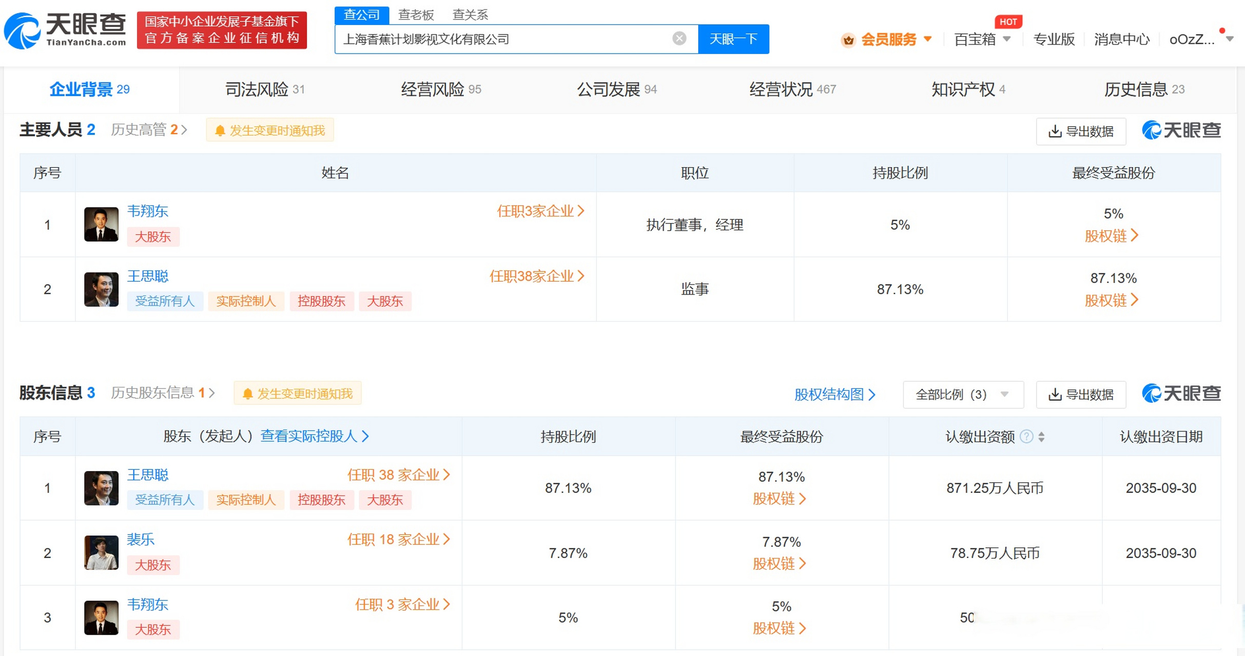 王思聪持股公司遭遇强执风波，事件真相深度解析