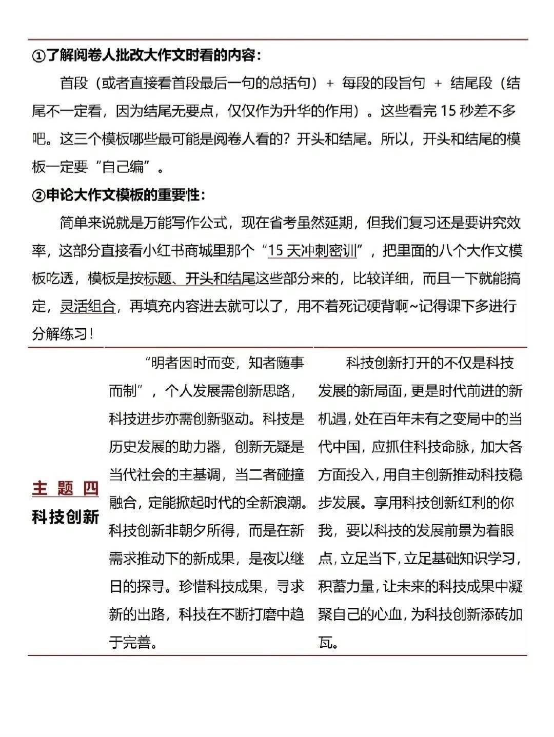 公务员申论答题模板卷，高效答题指南