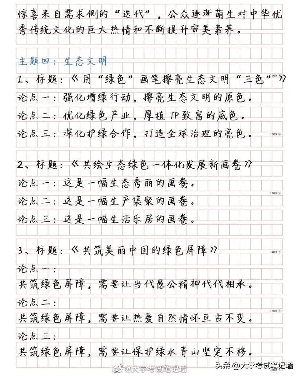 公务员申论模板与范文深度解析