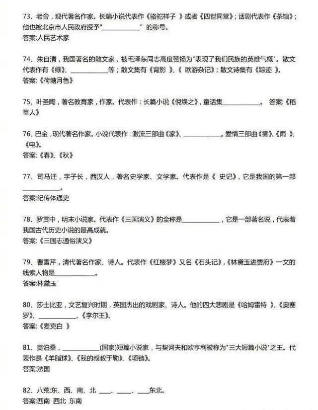 公务员行测常识，图形题详解与解析（百题大全）