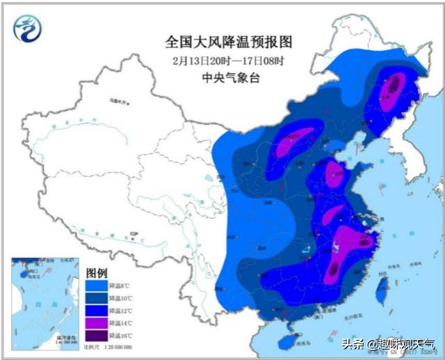 寒潮来袭，八省暴雪大雾笼罩，警惕大到暴雪预警信号紧急发布